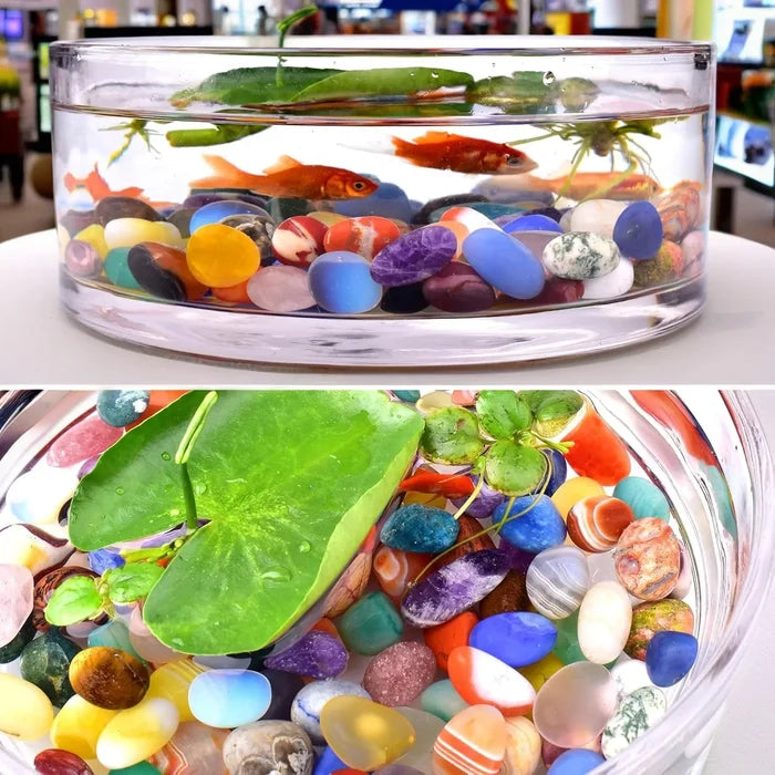Polished Tumbled Crystal Stone Set | 50 Hand-Selected Mixed Healing Stones