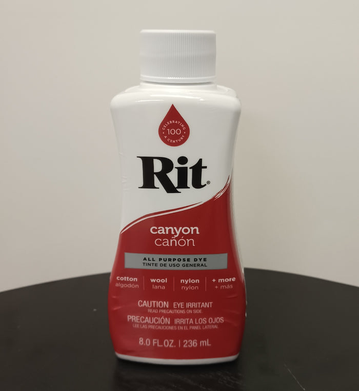 Rit Dye Rit Fabric Liquid Dye All-purpose 8oz (236ml) Canyon