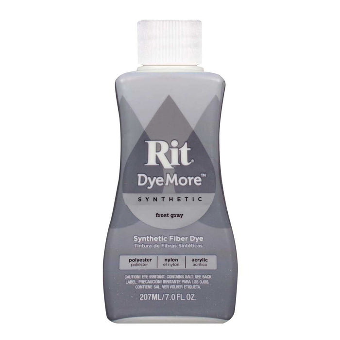 Rit Dye Rit Fabric Liquid Dye Synthetic 7oz (198ml) Dyemore - Frost Grey