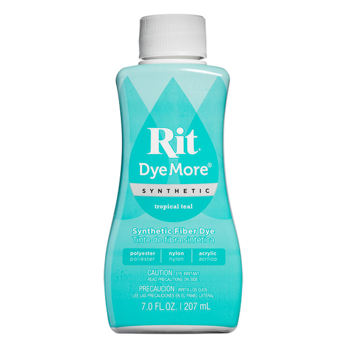Rit Dye Rit Fabric Liquid Dye Synthetic 7oz (198ml) Dyemore - Tropical Teal