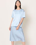 Lisa Yang Round Neck T-Shirt in Surf