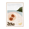 Seafood Summer Framed Print