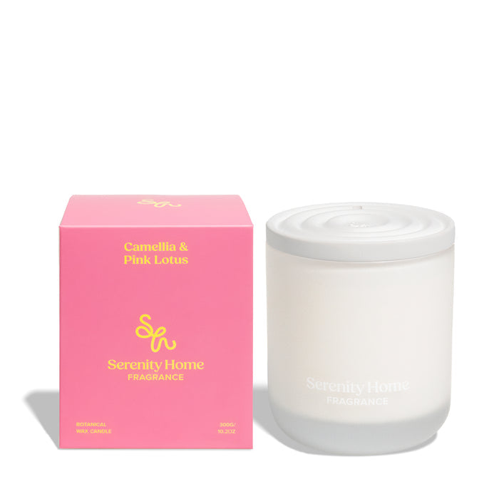 Serenity Home Candle 300g Camillia & Pink Lotus