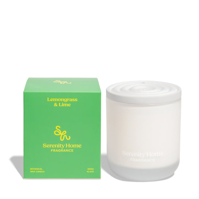 Serenity Home Candle 300g Lemongrass & Lime