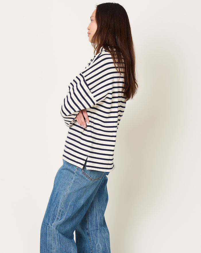 Stripe Jersey GANDHI Longsleeve T-shirt