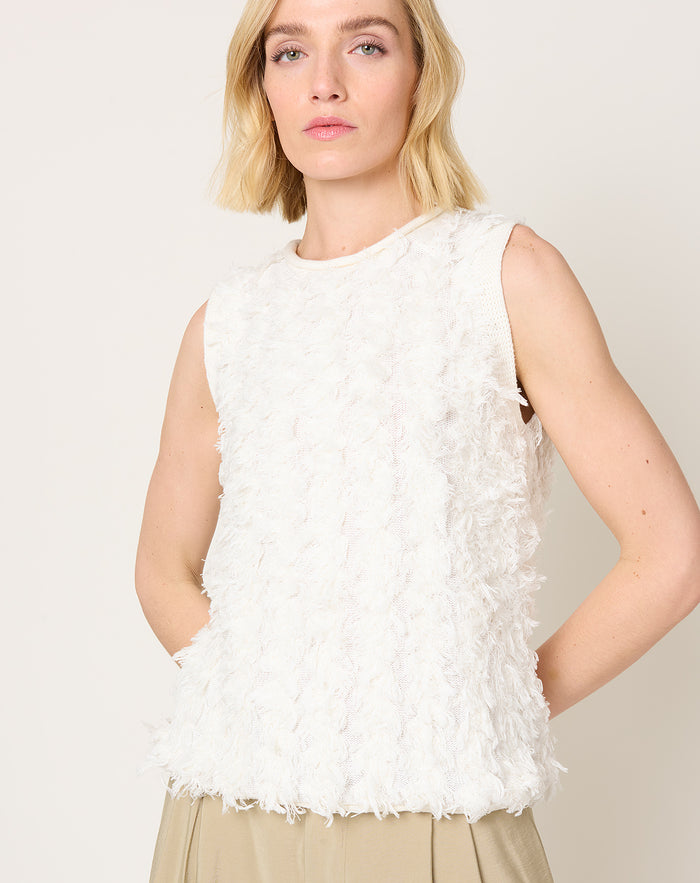 Lauren Manoogian Tufted Shell in Bone
