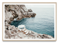 Umbrella Cove Framed Print