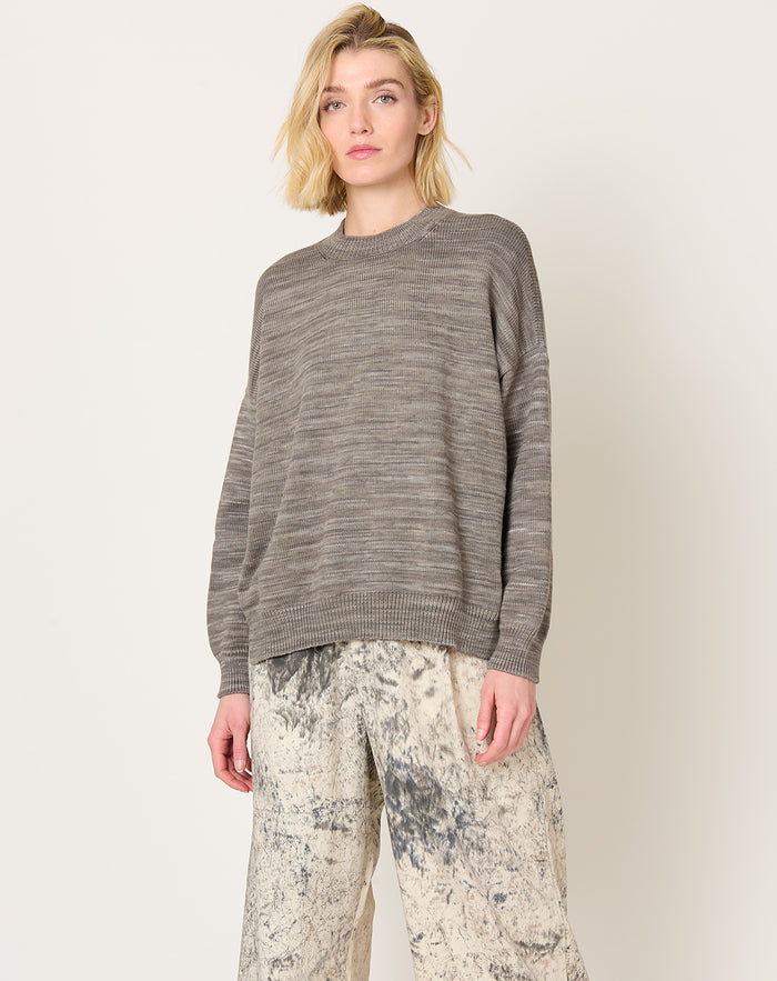 Lauren Manoogian Watercolor Crewneck in Rock