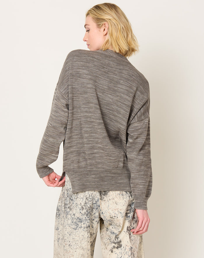 Lauren Manoogian Watercolor Crewneck in Rock