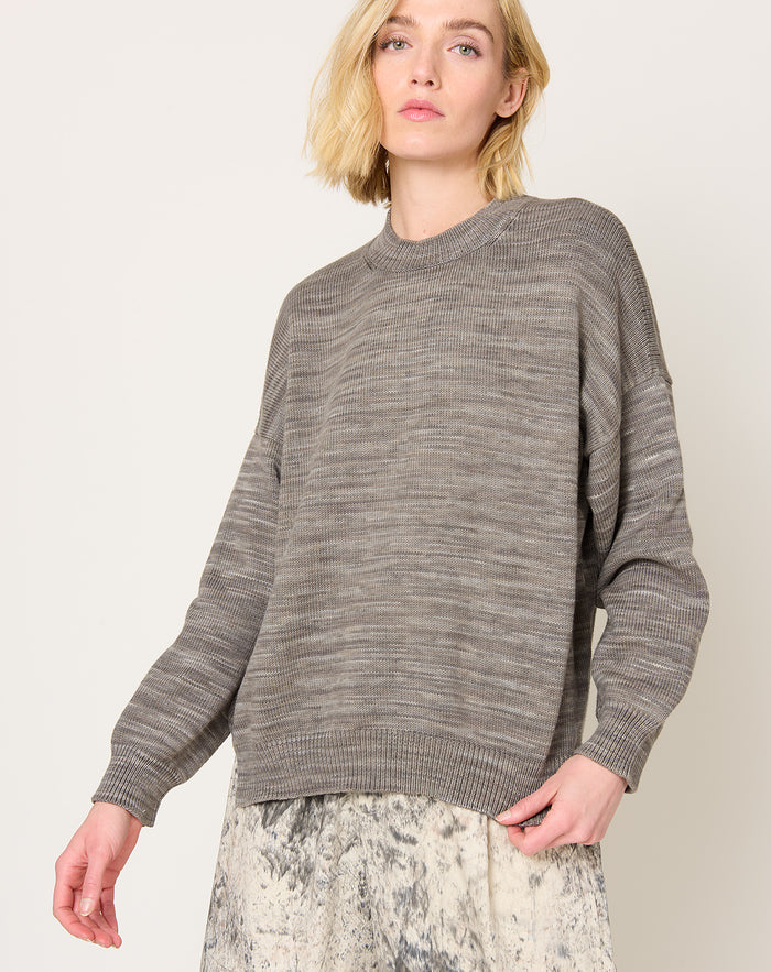 Lauren Manoogian Watercolor Crewneck in Rock