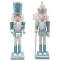 Wooden Nutcracker 7.5X6.5X30cm Blue 2Asst