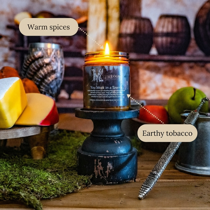 You Meet in a Tavern | Spice & Tobacco Candle